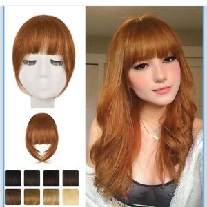 BARSDAR Real Human Hair Clip in Bangs - 100% Human Hair Clip in Bangs for Women